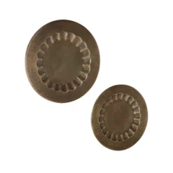 Bronze Metal Moroccan Wall Sculptures, Set Of 2-Kirkland's Home Online