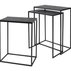 Bronze Metal Nesting Side Tables, Set Of 3-Kirkland's Home Cheap
