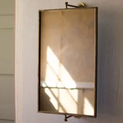 Bronze Metal Rectangle Tilting Mirror-Kirkland's Home Shop