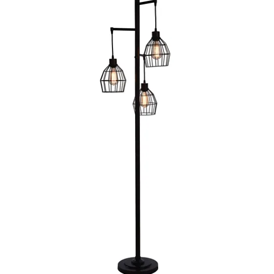 Bronze Metal 3-Tier Floor Lamp-Kirkland's Home New