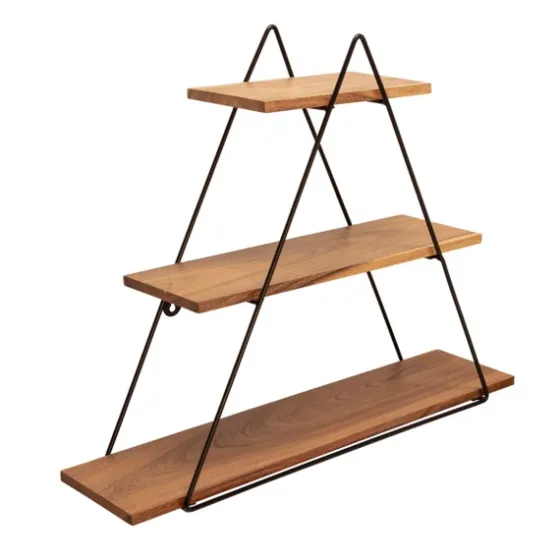 Bronze Metal Triangle Frame Wall Shelf-Kirkland's Home Best