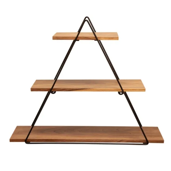 Bronze Metal Triangle Frame Wall Shelf-Kirkland's Home Best