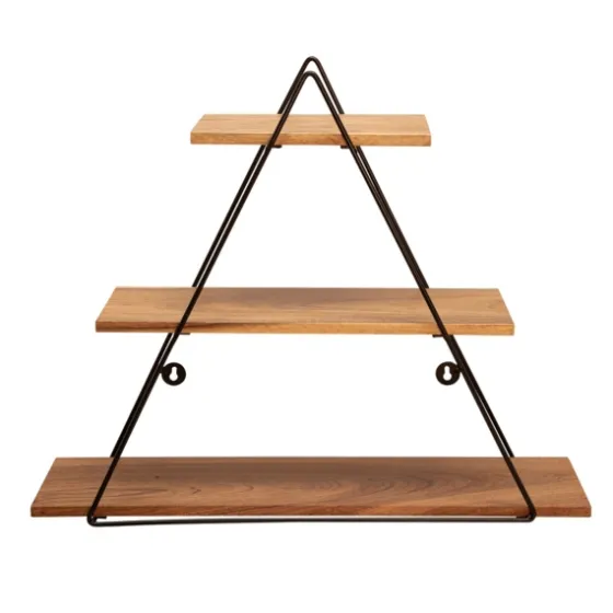 Bronze Metal Triangle Frame Wall Shelf-Kirkland's Home Best