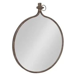 Bronze Metal Yitro Wall Mirror-Kirkland's Home Fashion