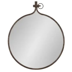 Bronze Metal Yitro Wall Mirror-Kirkland's Home Fashion
