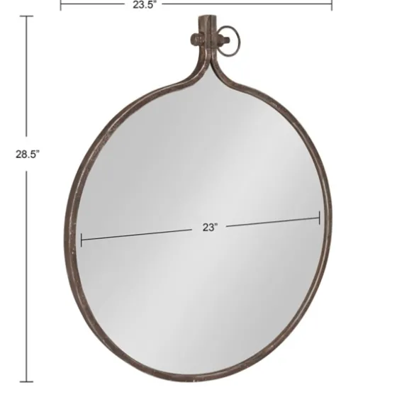 Bronze Metal Yitro Wall Mirror-Kirkland's Home Fashion