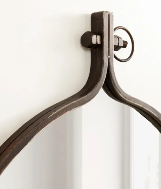 Bronze Metal Yitro Wall Mirror-Kirkland's Home Fashion