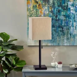 Bronze Monochrome Square Table Lamp-Kirkland's Home Best