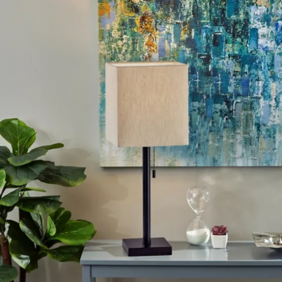 Bronze Monochrome Square Table Lamp-Kirkland's Home Best
