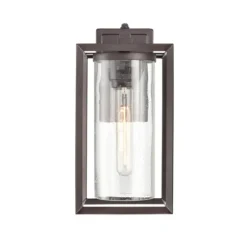 Bronze Open Seeded Glass Outdoor Sconce-Kirkland's Home New