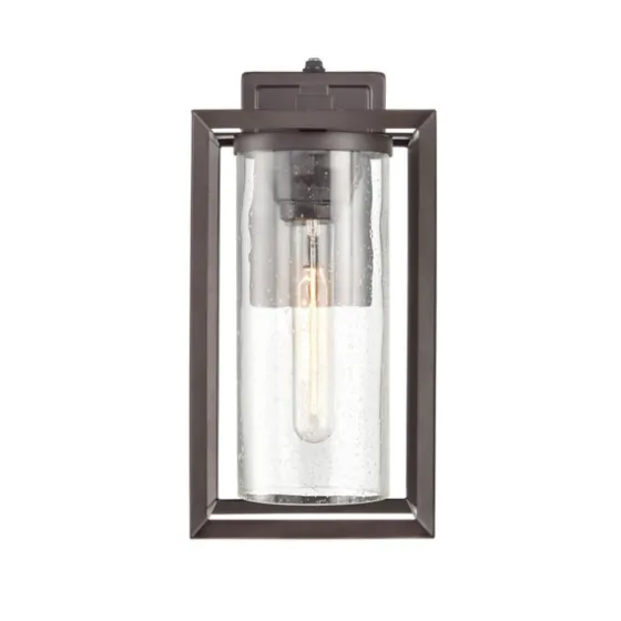 Bronze Open Seeded Glass Outdoor Sconce-Kirkland's Home New