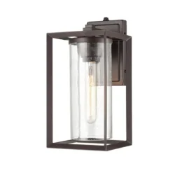 Bronze Open Seeded Glass Outdoor Sconce-Kirkland's Home New