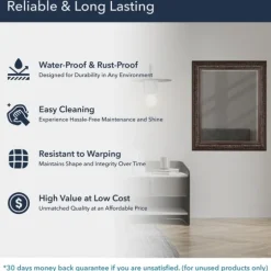 Bronze Ornate Beveled Framed Wall Mirror-Kirkland's Home Flash Sale