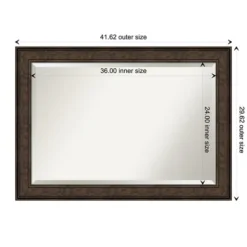 Bronze Panel Frame Beveled Mirror-Kirkland's Home Hot