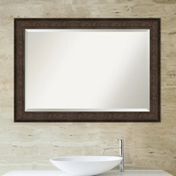 Bronze Panel Frame Beveled Mirror-Kirkland's Home Hot