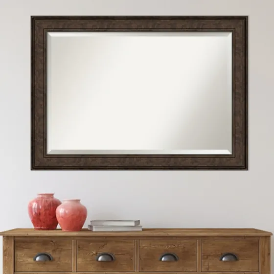 Bronze Panel Frame Beveled Mirror-Kirkland's Home Hot