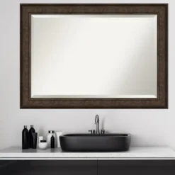 Bronze Panel Frame Beveled Mirror-Kirkland's Home Hot