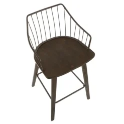 Bronze Poplar Wood Counter Stool-Kirkland's Home Flash Sale