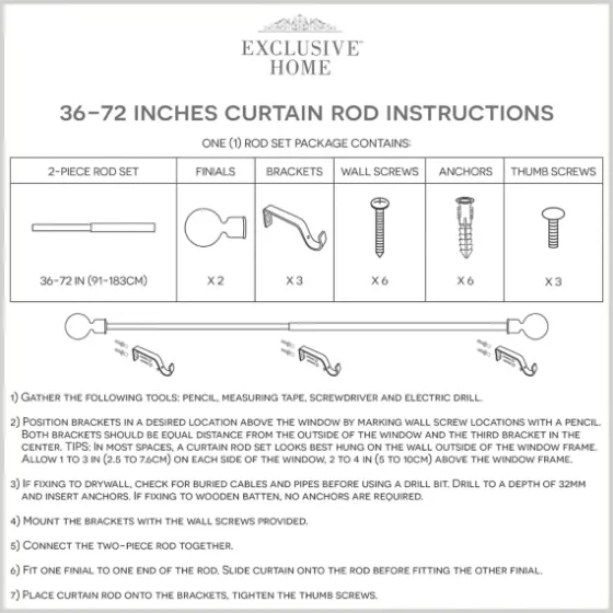 Bronze Rhys Cylinder Curtain Rod, 72 In.-Kirkland's Home Best Sale