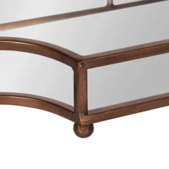 Bronze Scalloped Reflective Tray-Kirkland's Home Outlet