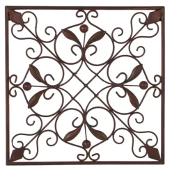 Bronze Scrollwork 4-Pc. Panel Wall Art-Kirkland's Home Outlet
