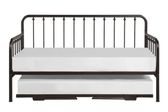 Bronze Spindleback Metal Trundle Day Bed-Kirkland's Home Sale