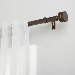 Bronze Stacked Cylinder Curtain Rod, 120 In.-Kirkland's Home Flash Sale