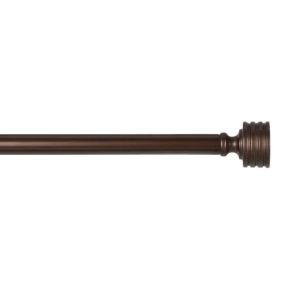 Bronze Stacked Cylinder Curtain Rod, 72 In.-Kirkland's Home Shop