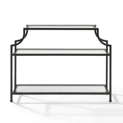 Bronze 3-Tier Ashlee Console Table-Kirkland's Home Shop