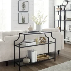 Bronze 3-Tier Ashlee Console Table-Kirkland's Home Shop