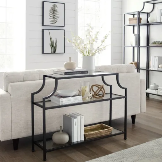 Bronze 3-Tier Ashlee Console Table-Kirkland's Home Shop
