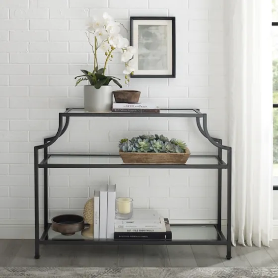 Bronze 3-Tier Ashlee Console Table-Kirkland's Home Shop