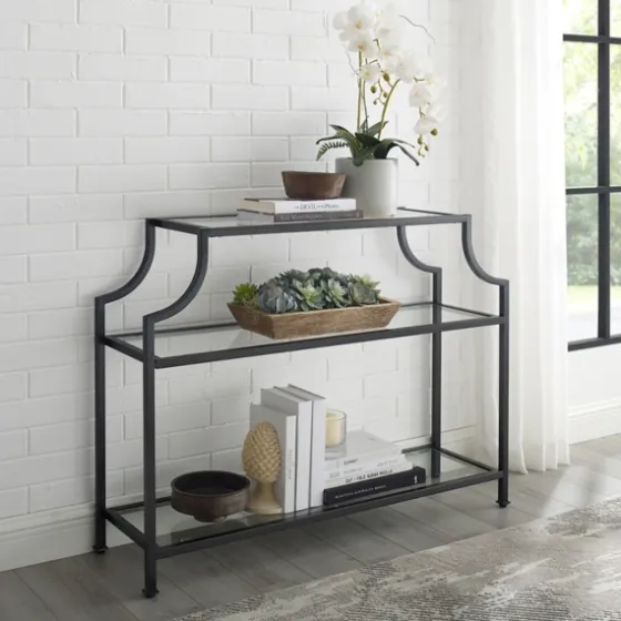 Bronze 3-Tier Ashlee Console Table-Kirkland's Home Shop
