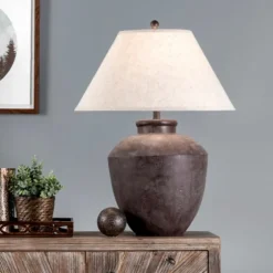 Bronze Urn Resin Table Lamp-Kirkland's Home Sale