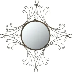 Bronze Victorian Curved Frame Mirror-Kirkland's Home Cheap