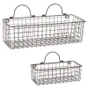 Bronze Wall Hanging Wire Baskets, Set Of 2-Kirkland's Home Online