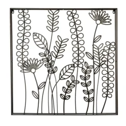 Bronze Wire Flowers Wall Plaque-Kirkland's Home Outlet