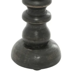 Bronze Wood Column Candle Holders, Set Of 3-Kirkland's Home New