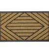 Brown And Black Diamond Coir Doormat-Kirkland's Home Clearance