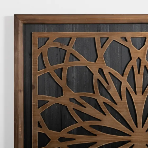 Brown And Black Medallion Wood Wall Plaque-Kirkland's Home New
