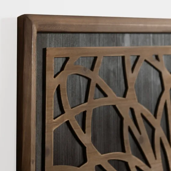 Brown And Black Medallion Wood Wall Plaque-Kirkland's Home New