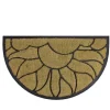 Brown And Black Sunflower Half Round Doormat-Kirkland's Home Best