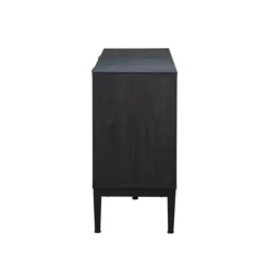 Brown And Black Wood Chevron 4-Door Sideboard-Kirkland's Home New