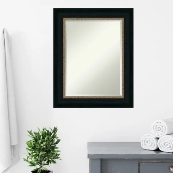 Brown And Bronze Scalloped Edge Frame Mirror-Kirkland's Home Online
