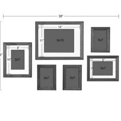Brown And Gray 6-Pc. Gallery Wall Frame Set-Kirkland's Home Clearance