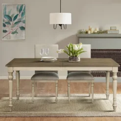 Brown And Ivory Martha Stewart Dining Table-Kirkland's Home Discount