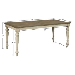 Brown And Ivory Martha Stewart Dining Table-Kirkland's Home Discount