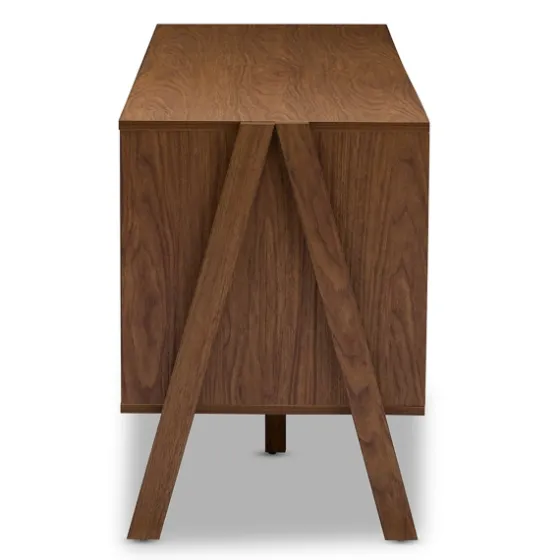 Brown And White Wood Mid-Century Modern Sideboard-Kirkland's Home Outlet