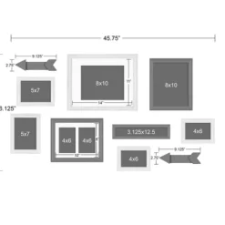 Brown Arrow 10-Pc. Gallery Wall Picture Frame Set-Kirkland's Home Shop