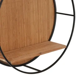 Brown Bamboo Modern Wall Shelves, Set Of 2-Kirkland's Home New